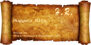 Hugyecz Rita névjegykártya